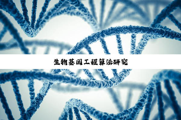 生物基因工程算法研究