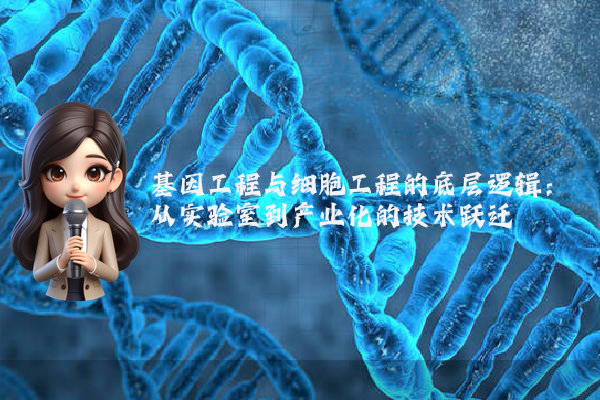 基因工程与细胞工程的底层逻辑：从实验室到产业化的技术跃迁